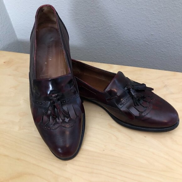 NORDSTROM Italian Leather Kiltie Wingtip Loafers - Old Money main image 7